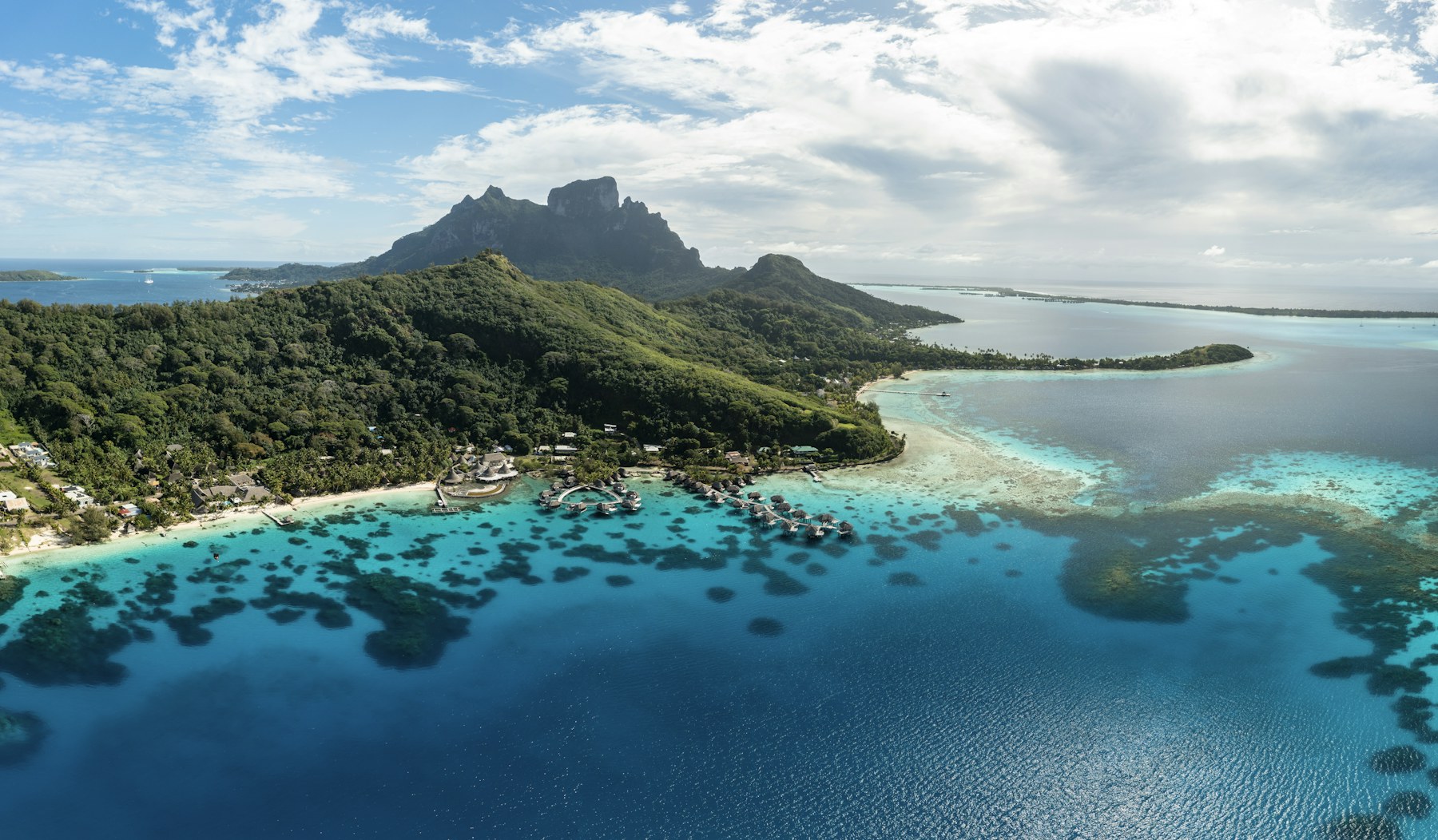 Delicate tropical lagoon environment
