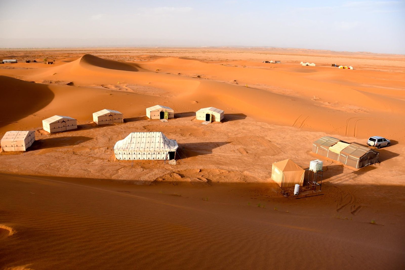 Warm-toned Moroccan desert landscape